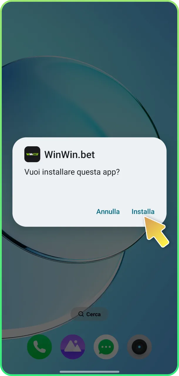 Installa file APK e prova giochi su WinWin.