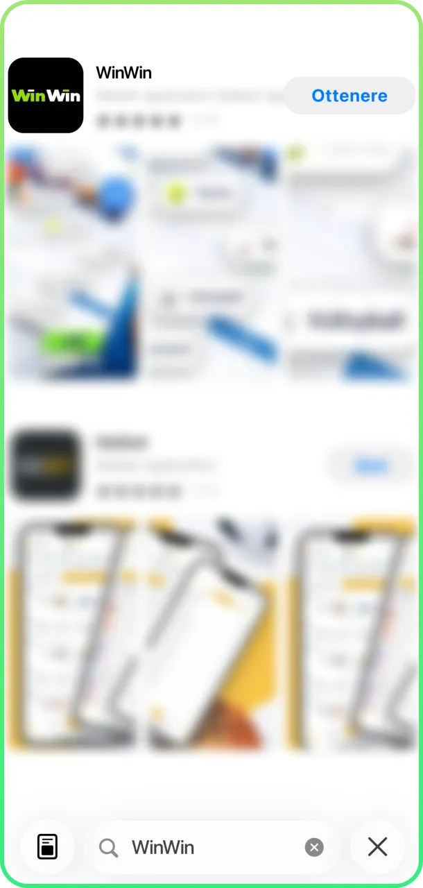 Apri pagina app iOS e scopri giochi su WinWin.