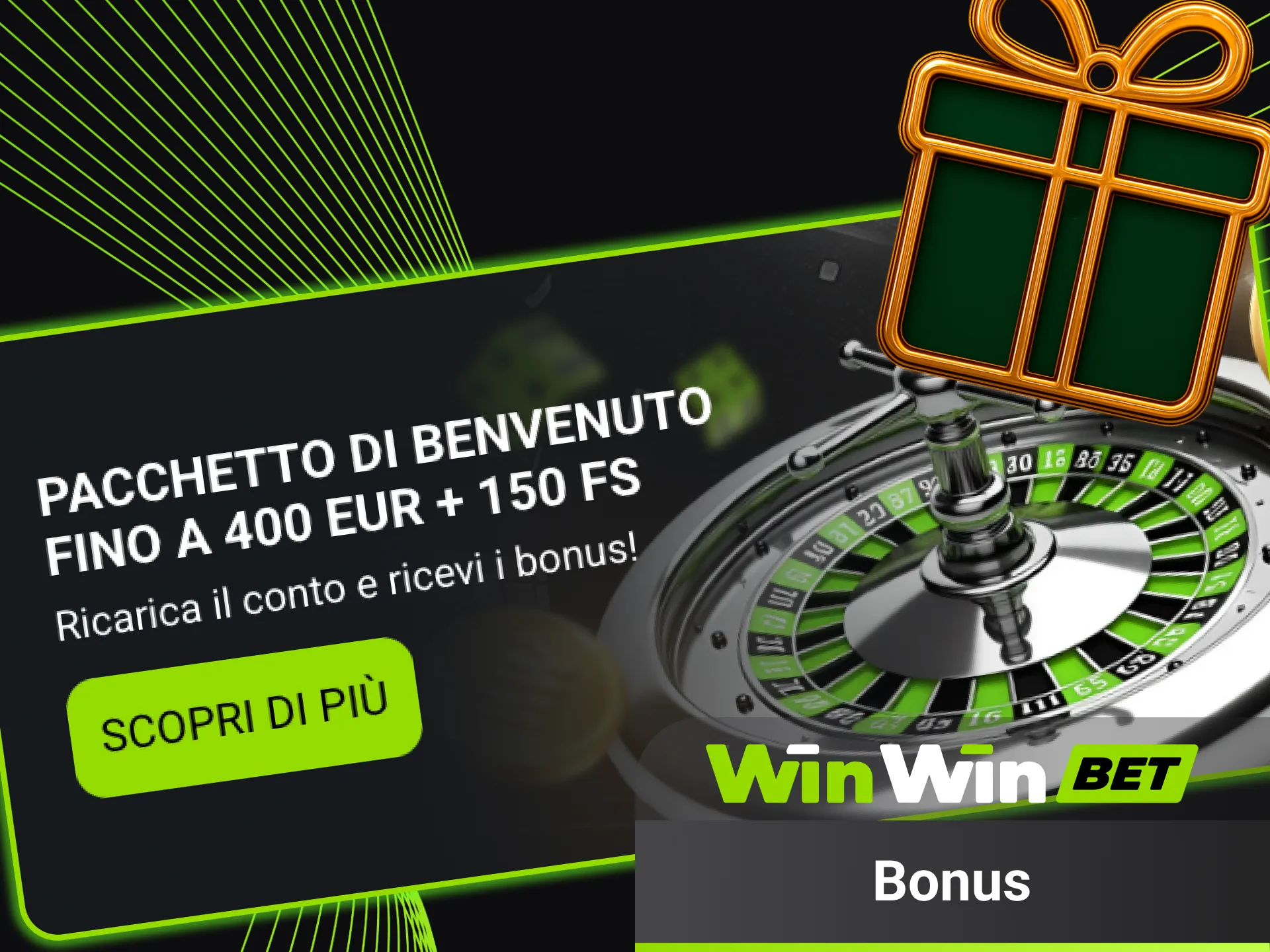 Scopri bonus esclusivi casinò live disponibili su WinWin.
