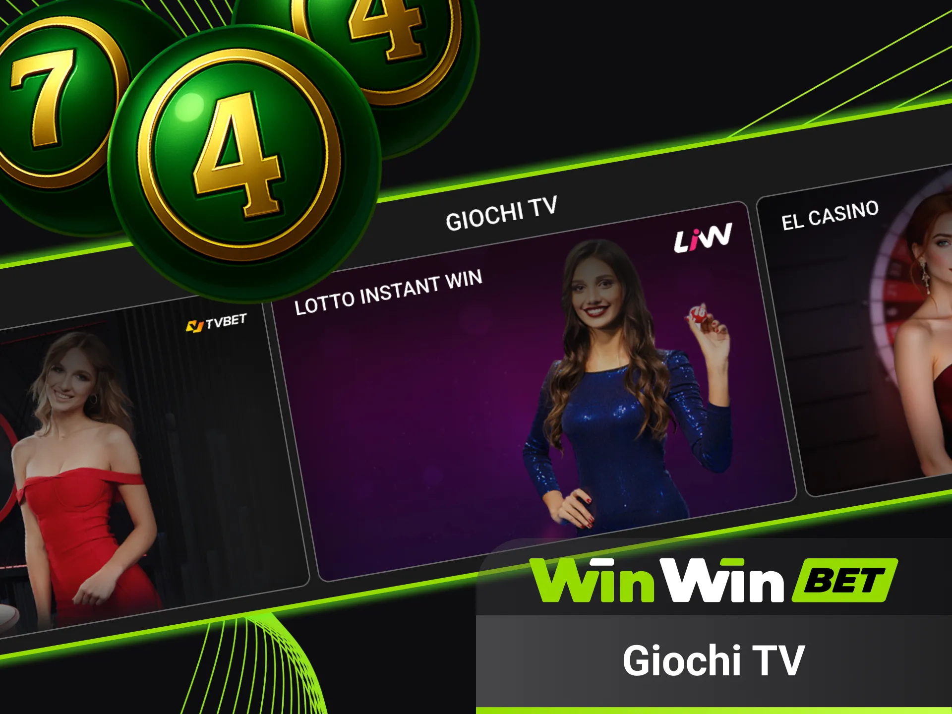 Divertiti con giochi TV live direttamente su WinWin.
