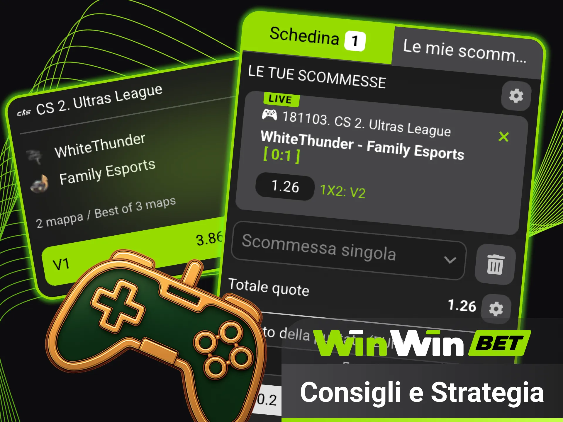 Scopri consigli e strategie eSports vincenti su WinWin.
