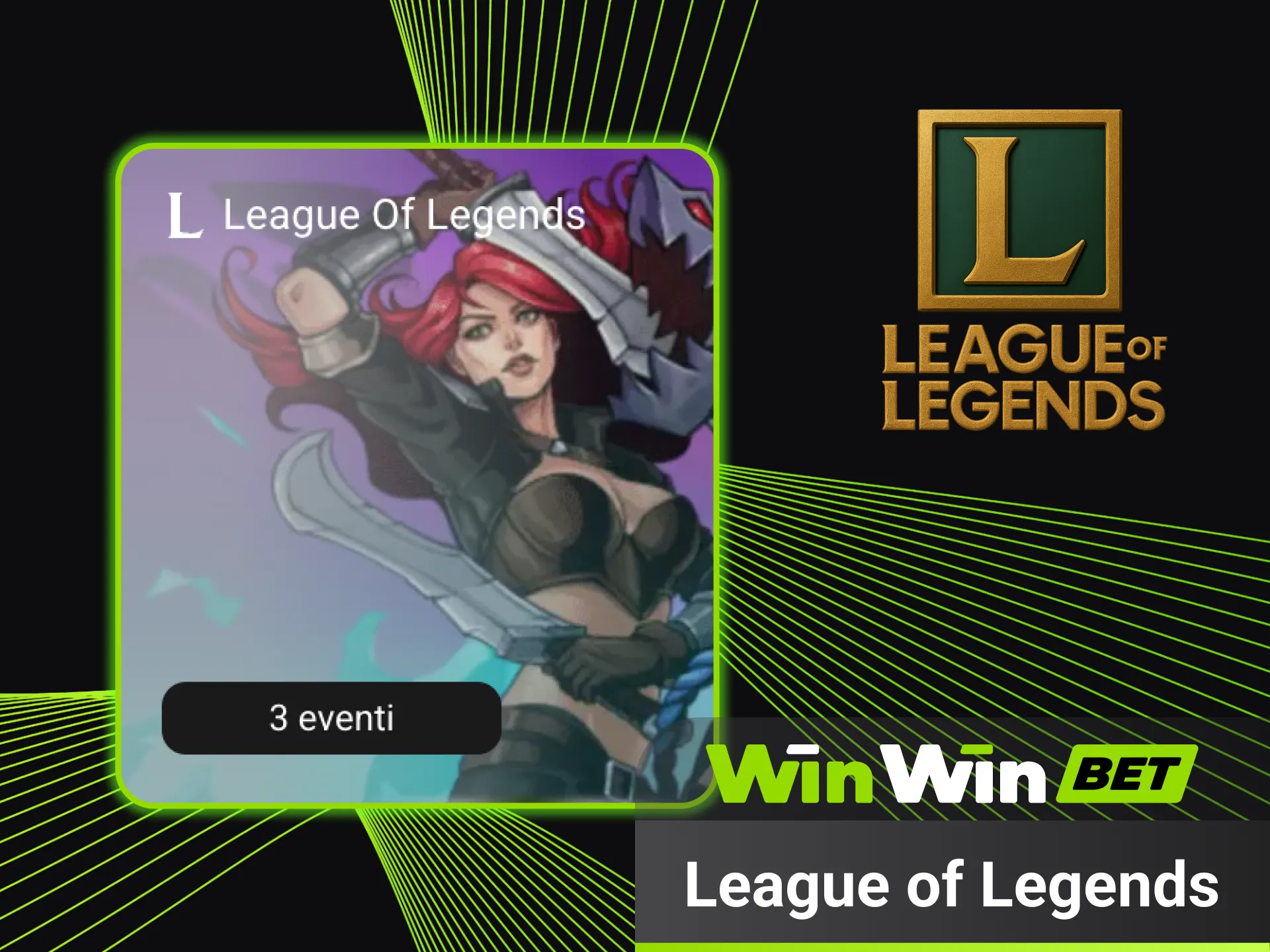 Scommetti su League of Legends e vinci con WinWin.
