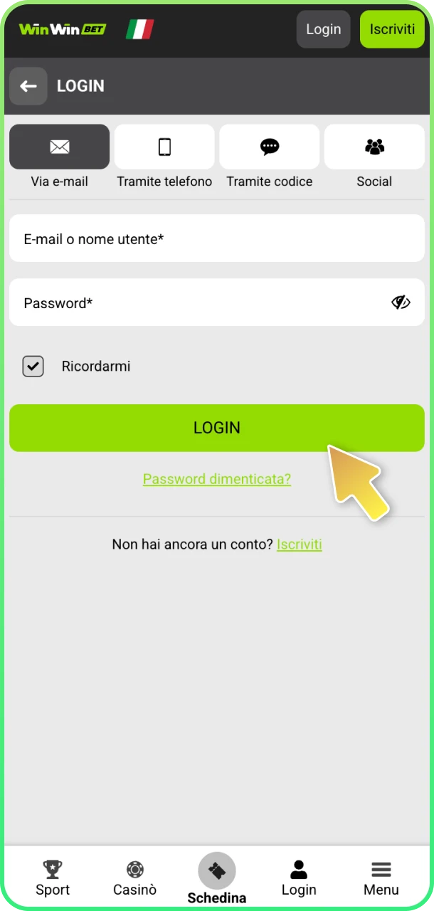 Registrati subito e scopri giochi emozionanti su WinWin.