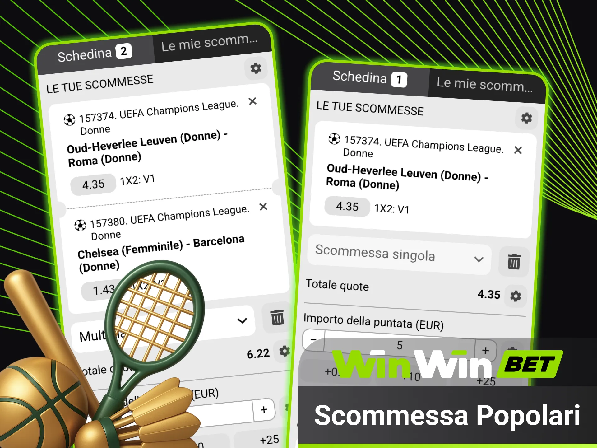 Scopri le scommesse più popolari e vinci su WinWin.