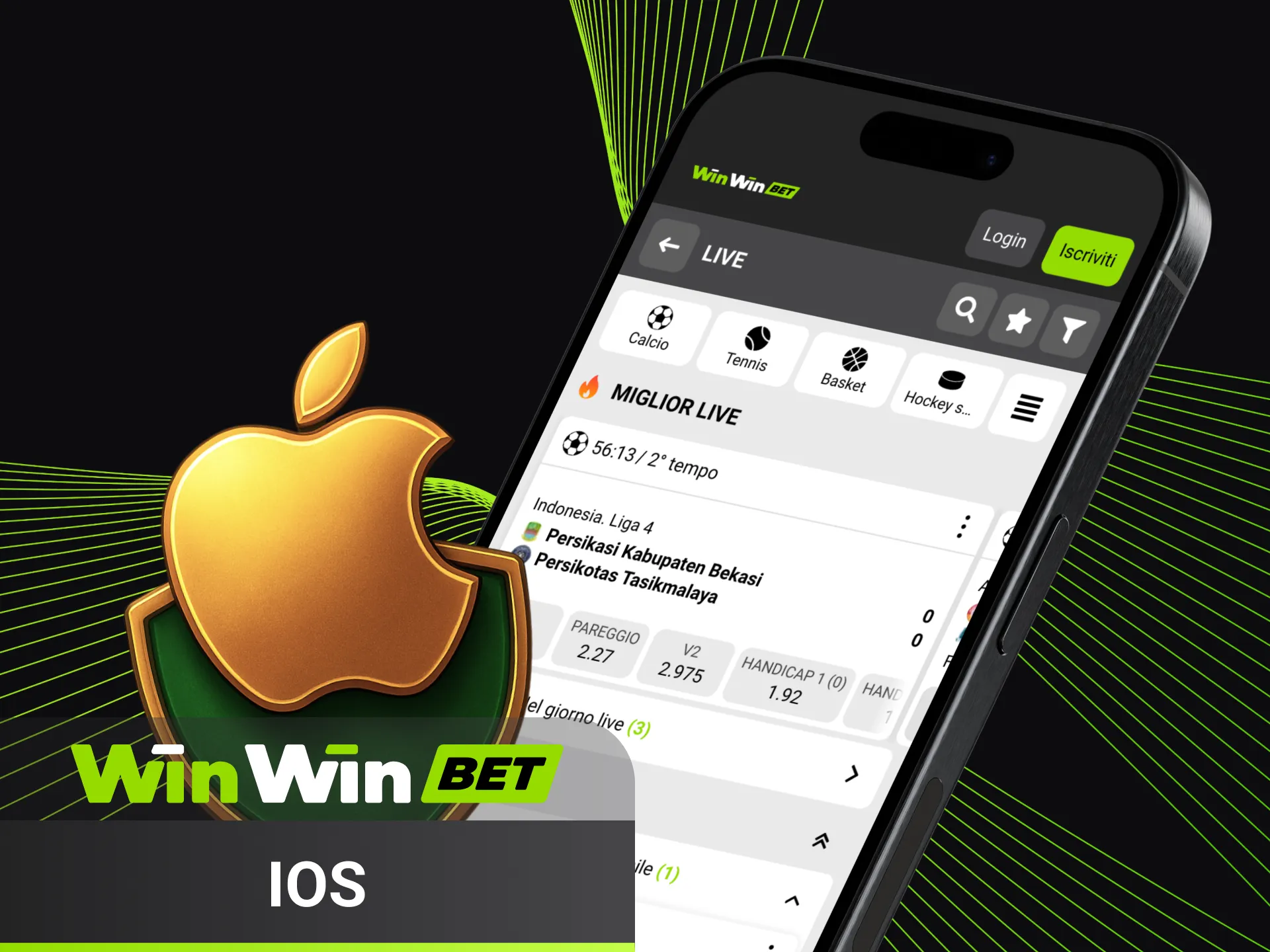 Vivi il divertimento su iOS con le offerte WinWin.