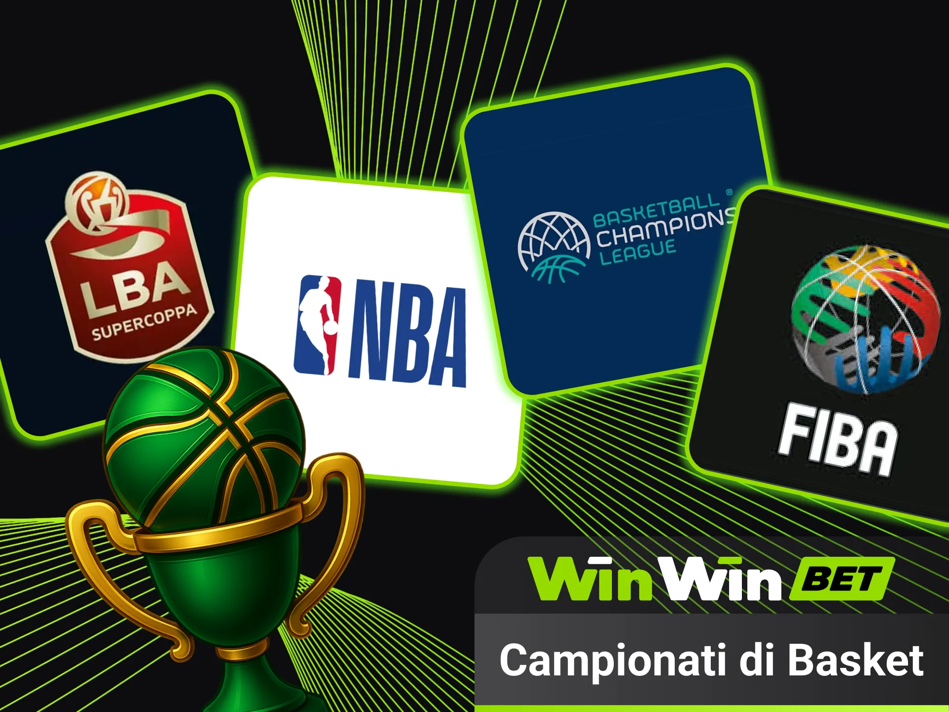 Scopri tutti i campionati pallacanestro e scommetti su WinWin.