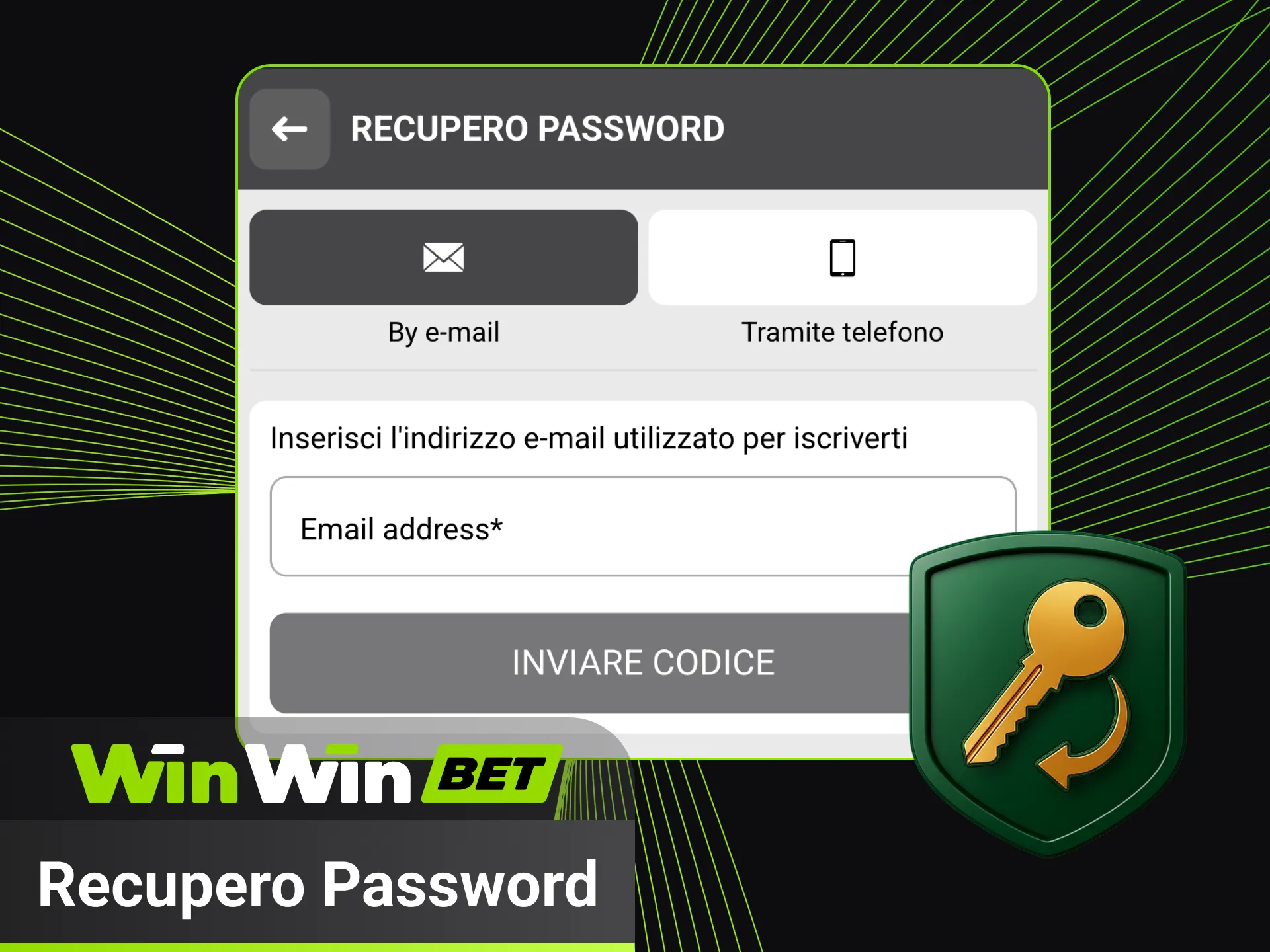 Recupera password facilmente e accedi subito a WinWin.