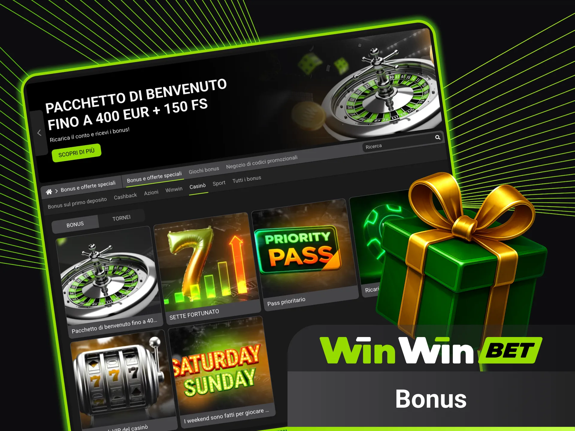 Scopri bonus slot esclusivi disponibili ora su WinWin.