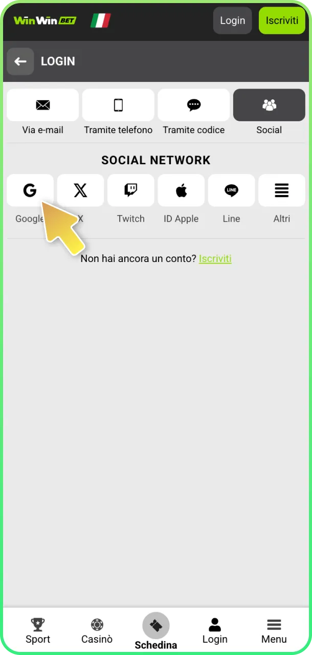 Accedi alle slot e inizia a giocare su WinWin.