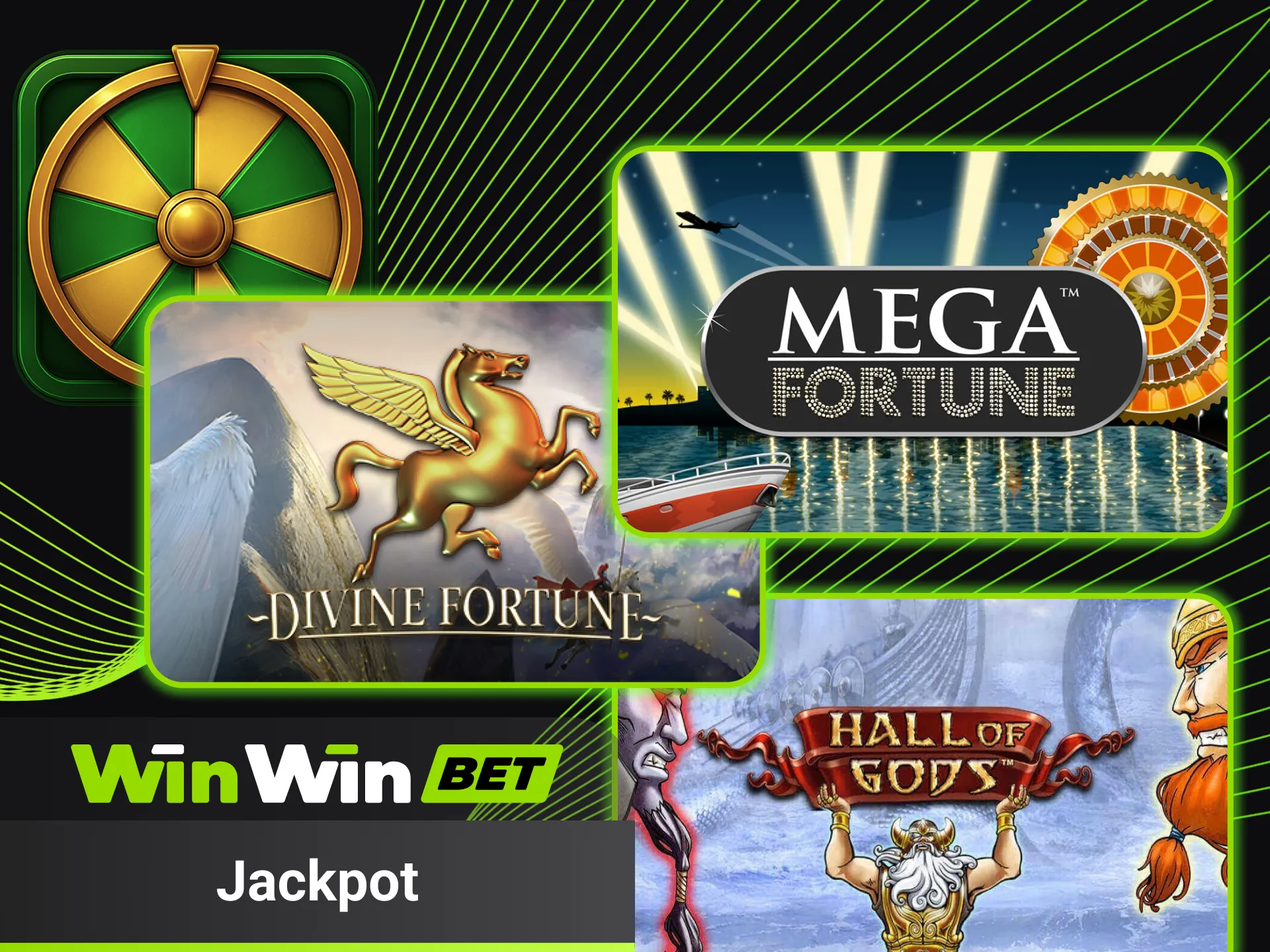 Caccia jackpot enormi e gioca alle slot su WinWin.